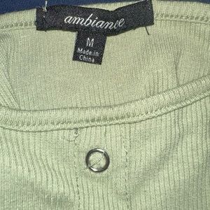 Light green tank top